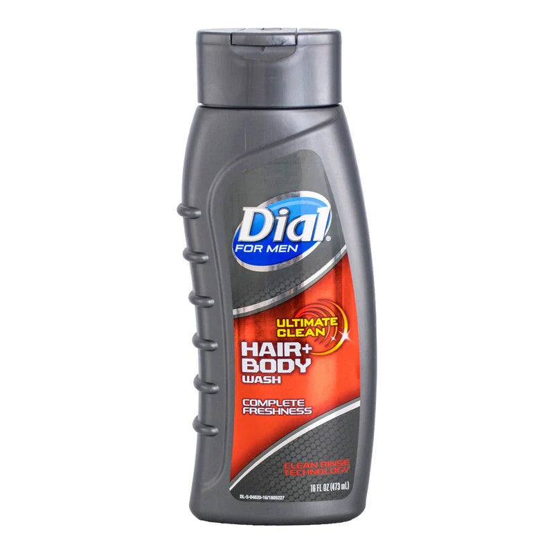 Dial For Men Hair+ Body Wash Ultimate Clean 473Ml/16Oz