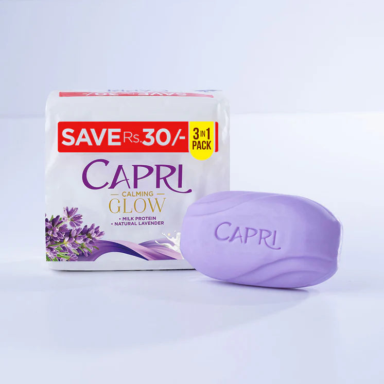 Capri - Moisturizing Velvet Orchid Purple Soap - 3 in 1 - 150g