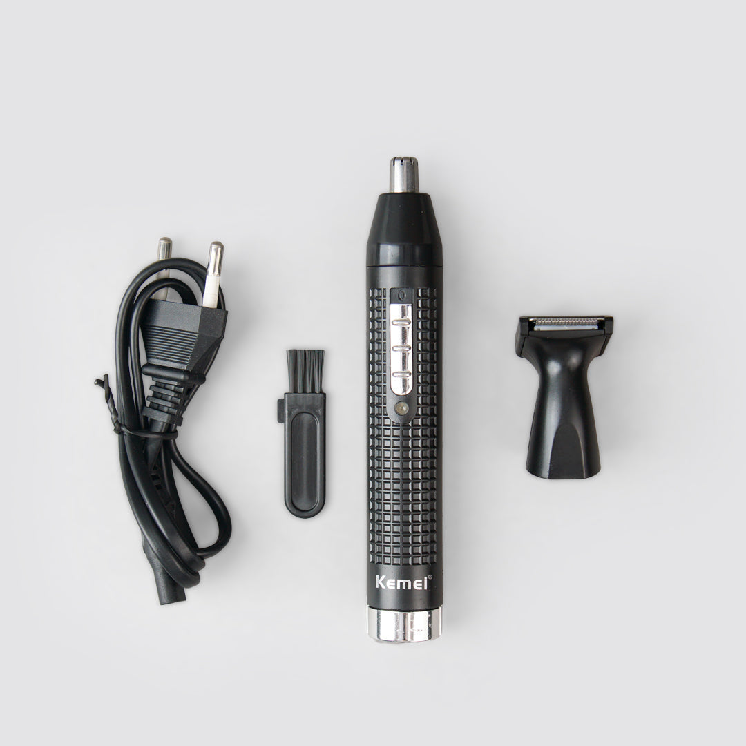 Kemei Nose Hair Trimmer 2-in-1 Rechargeable KM-728