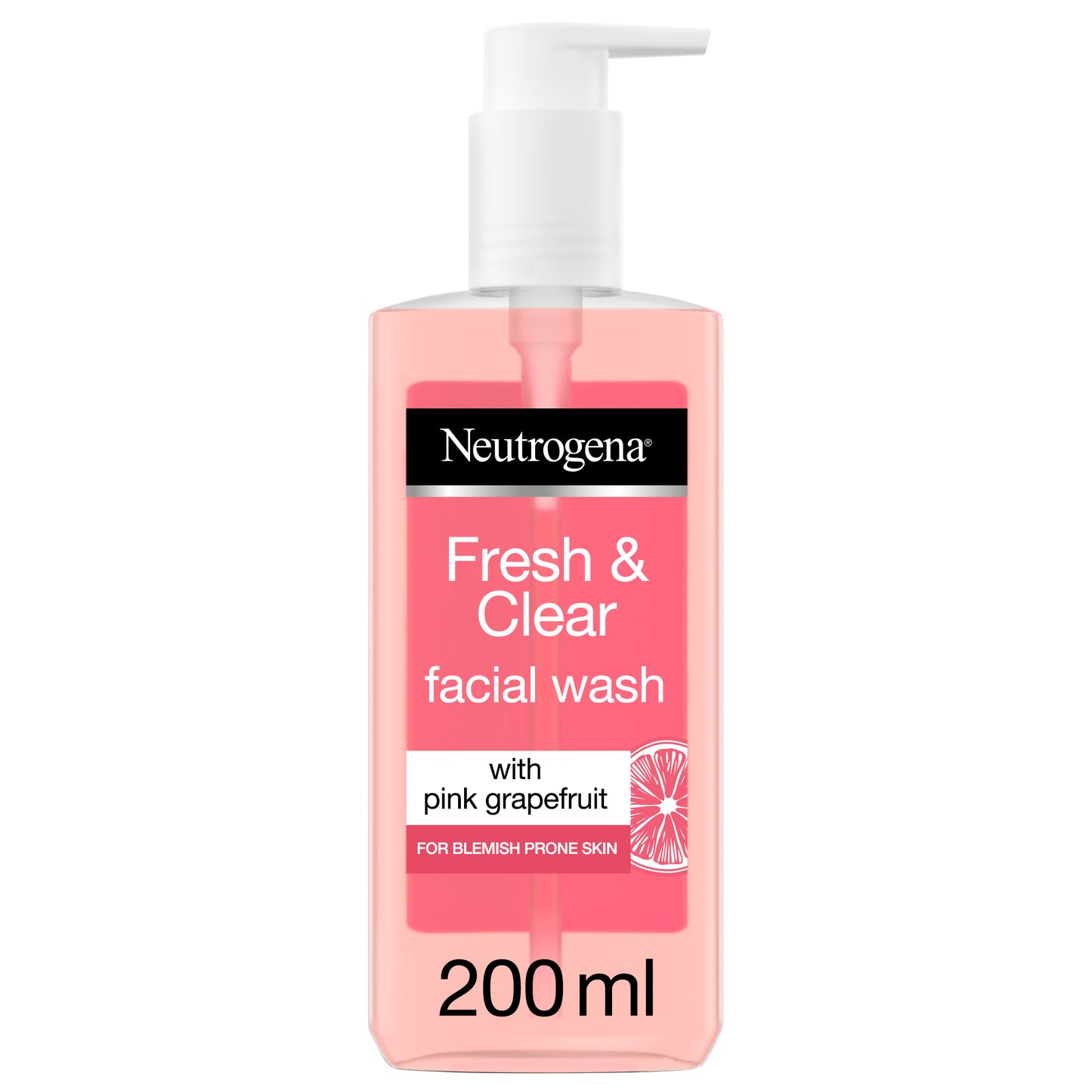 Neutrogena Refreshingly Clear Pink Grapefruit Facial Wash Pump - Highfy.pk