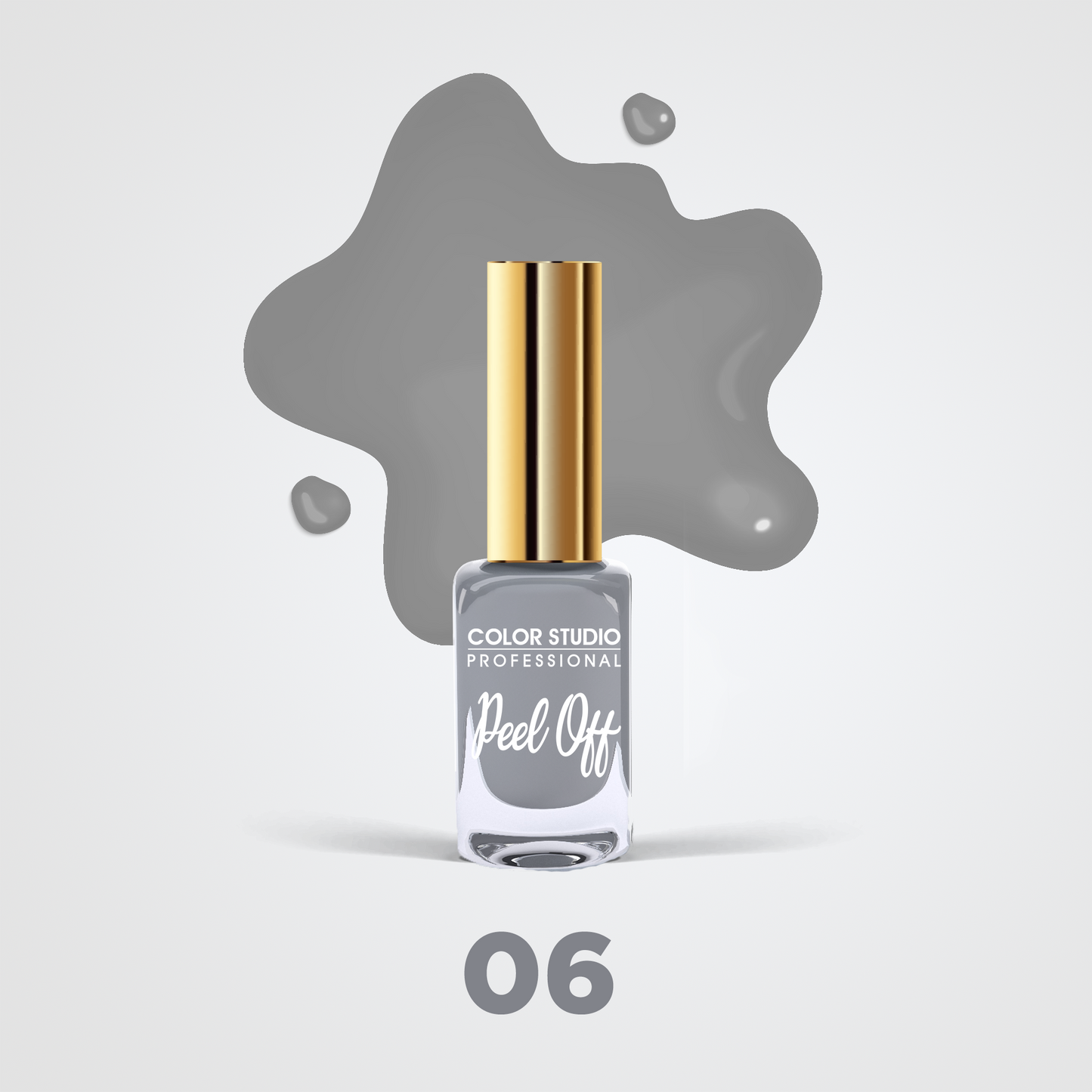 Color Studio - 06 Demure- Peel Off Nail Colors - Water Based Nail Polish