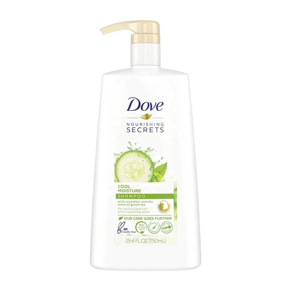 Dove Cool Moisture With Cucumber & Green Tea Shampoo 750ml