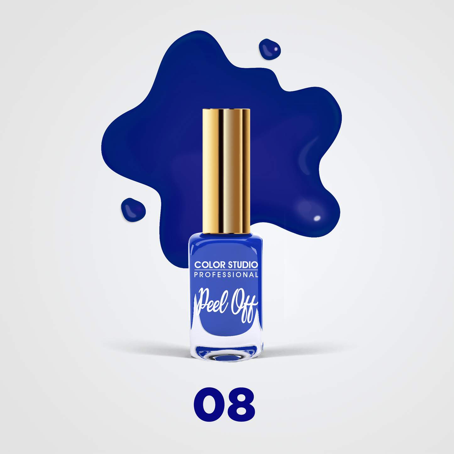 Color Studio - 08 Royalty - Peel Off Nail Colors - Water Based Nail Polish