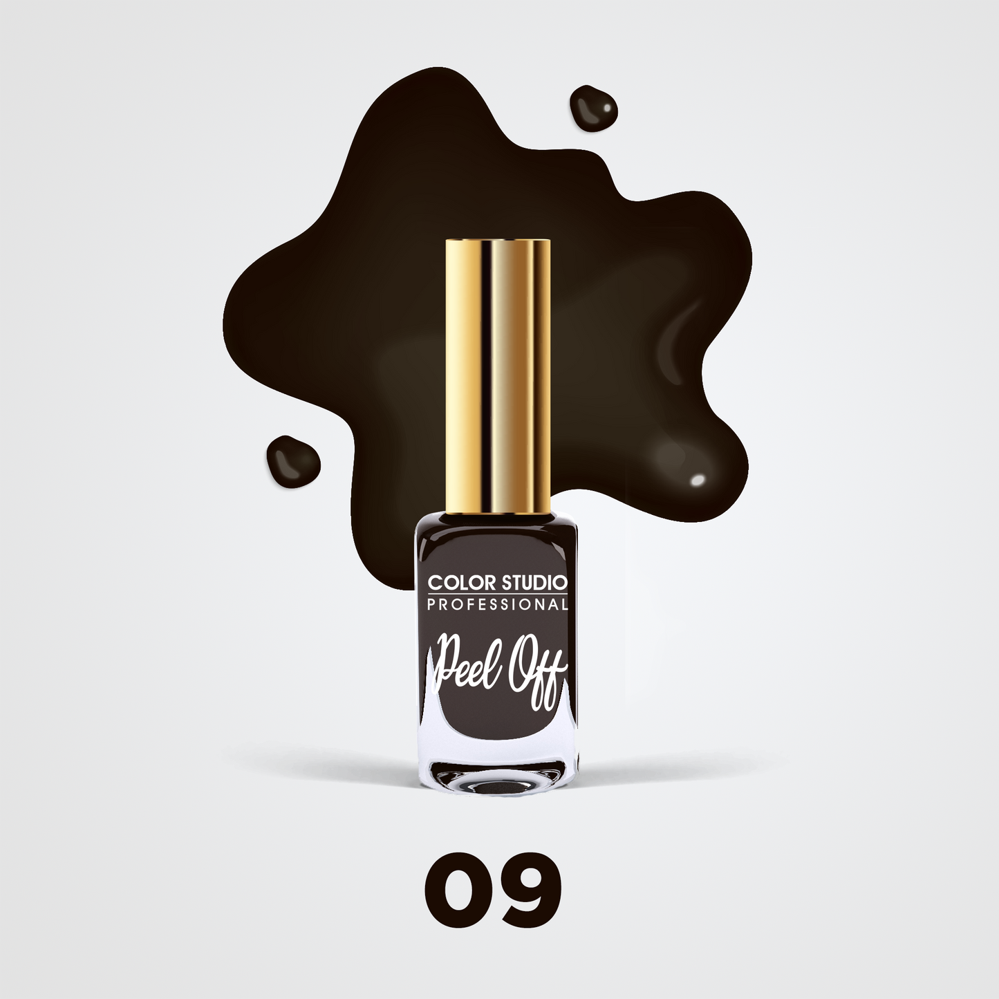 Color Studio - 09 Baroque - Peel Off Nail Colors - Water Based Nail Polish