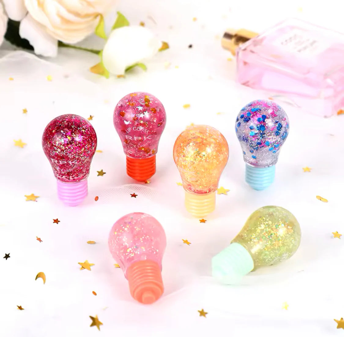Facial Beauty Light Bulb Shape Lip Gloss