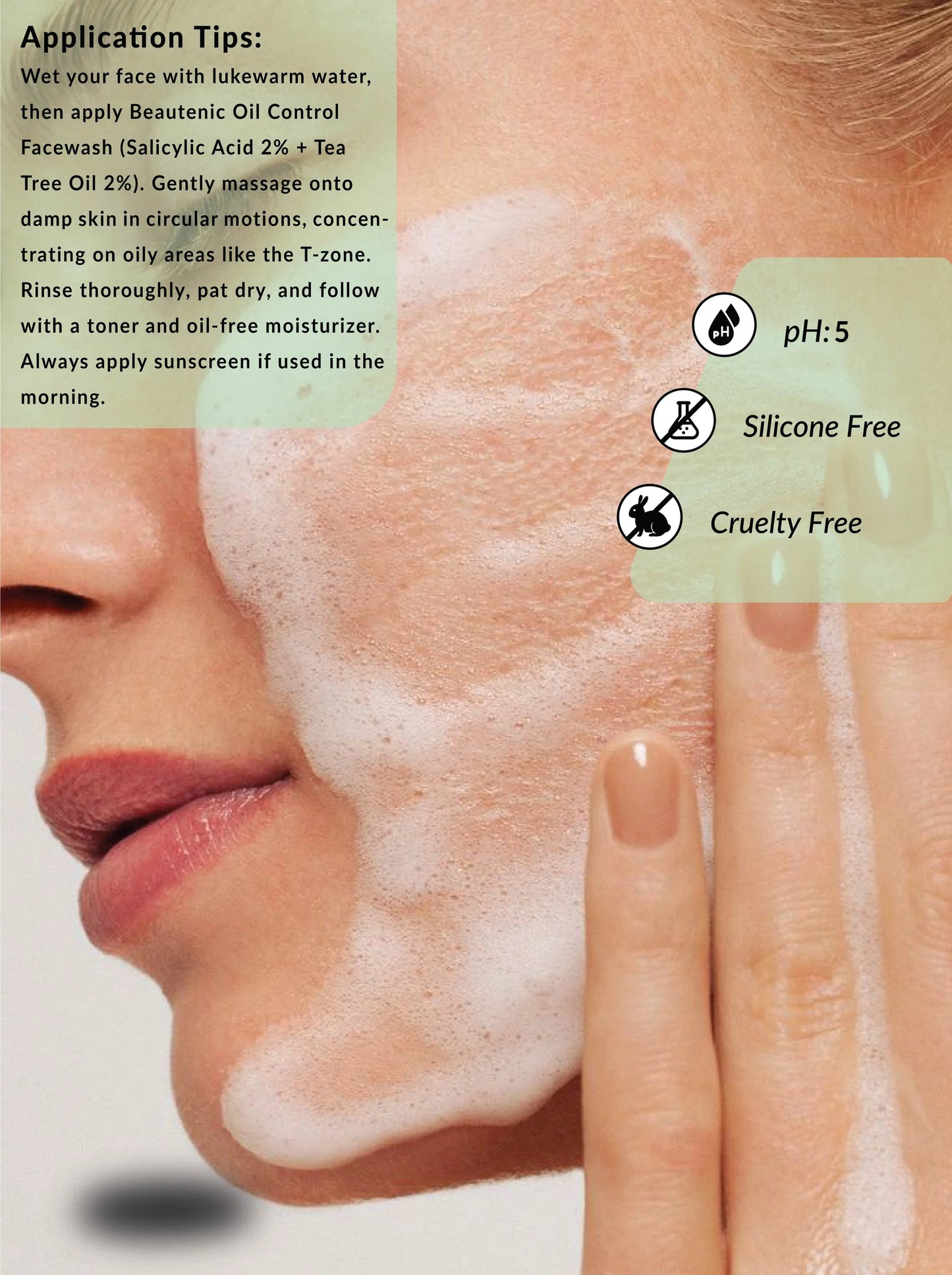 Beautenic - Oil Control Facewash Tea Tree Oil+ Salicylic Acid