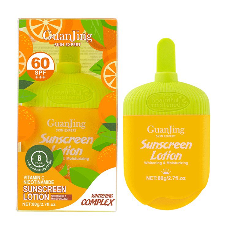 Guanjing Sunscreen Lotion Whitening & Moisturising Spf60 80G