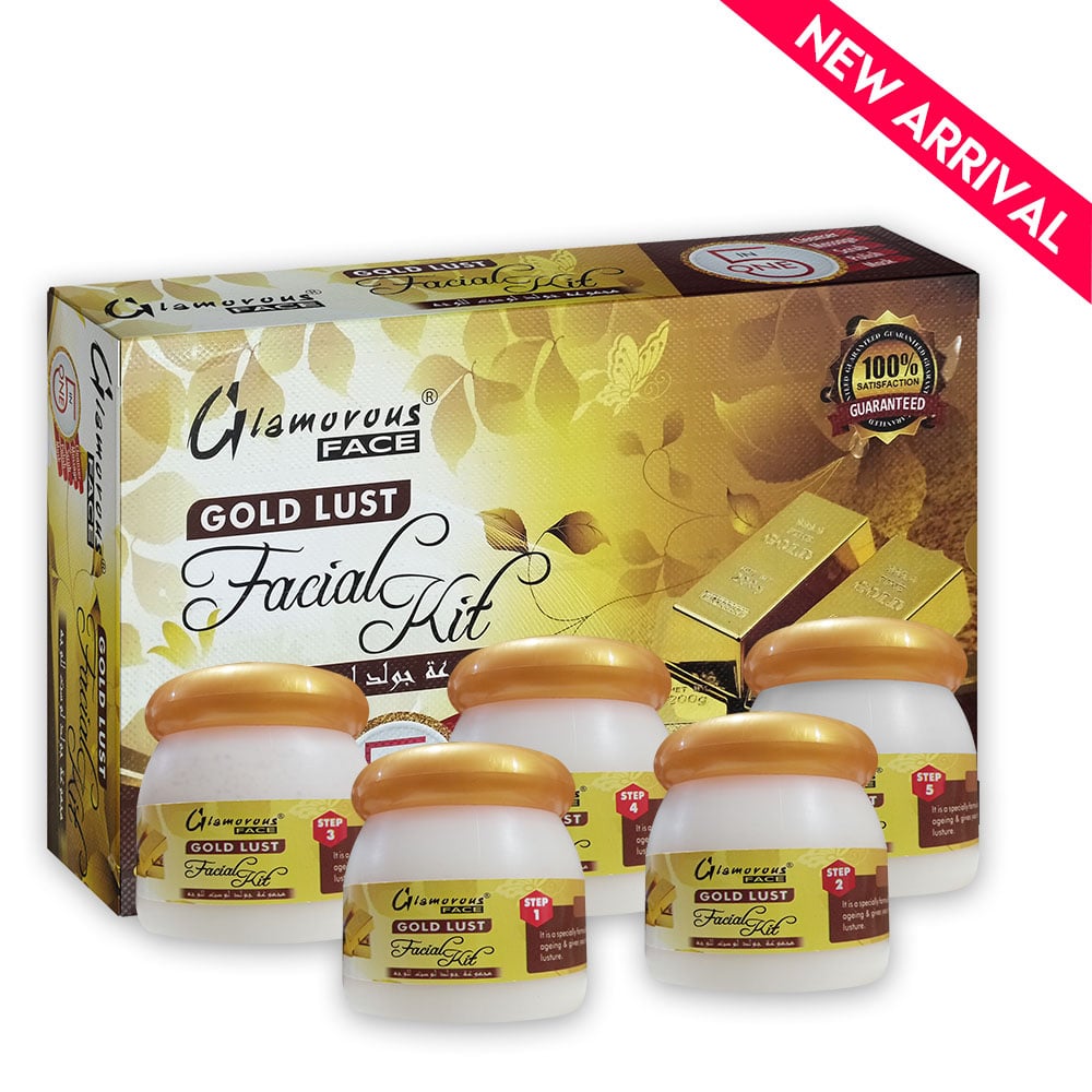 Glamorous Face - 5 in 1 Facial Kit - Gold Dust