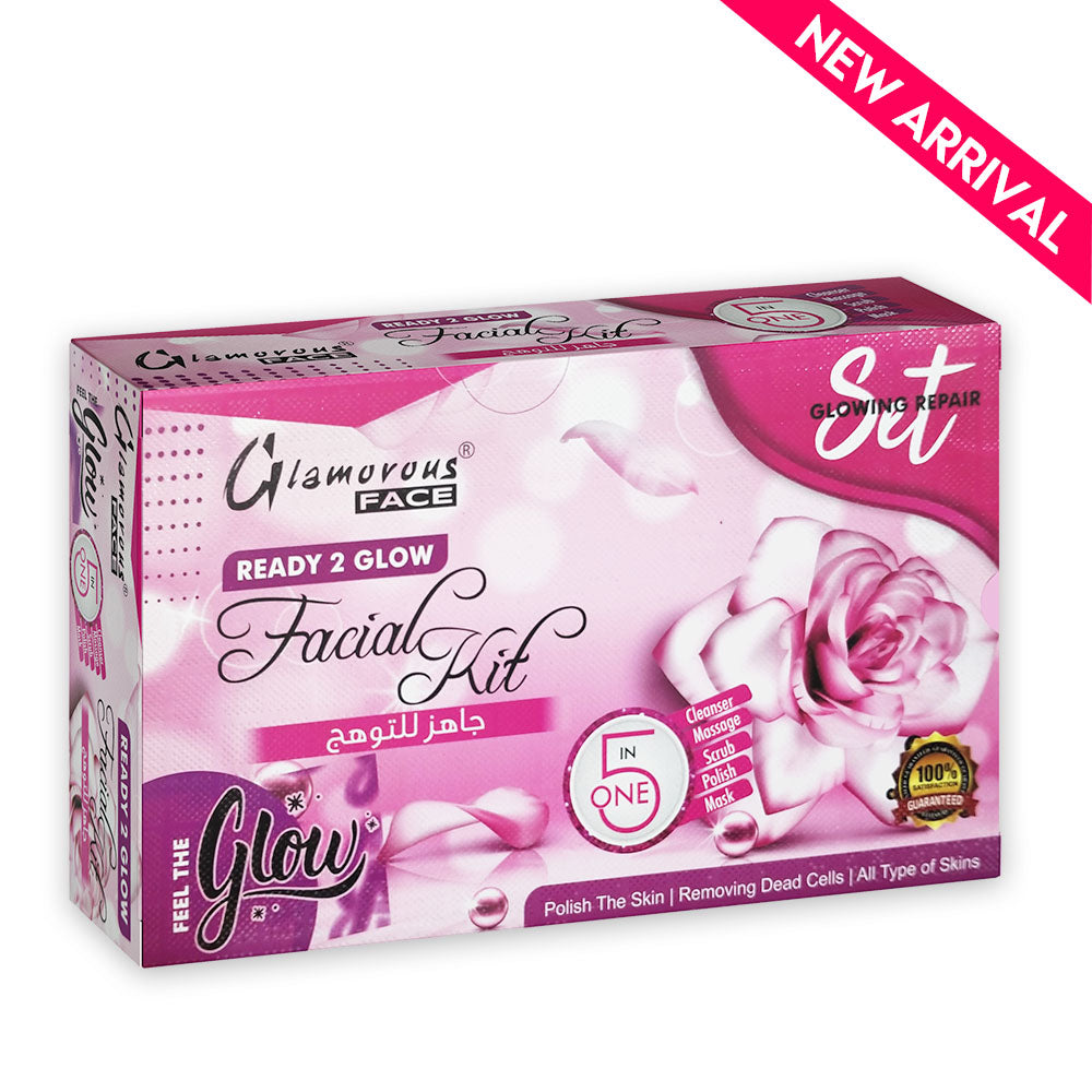 Glamorous Face - 5 in 1 Facial Kit - Ready 2 Glow