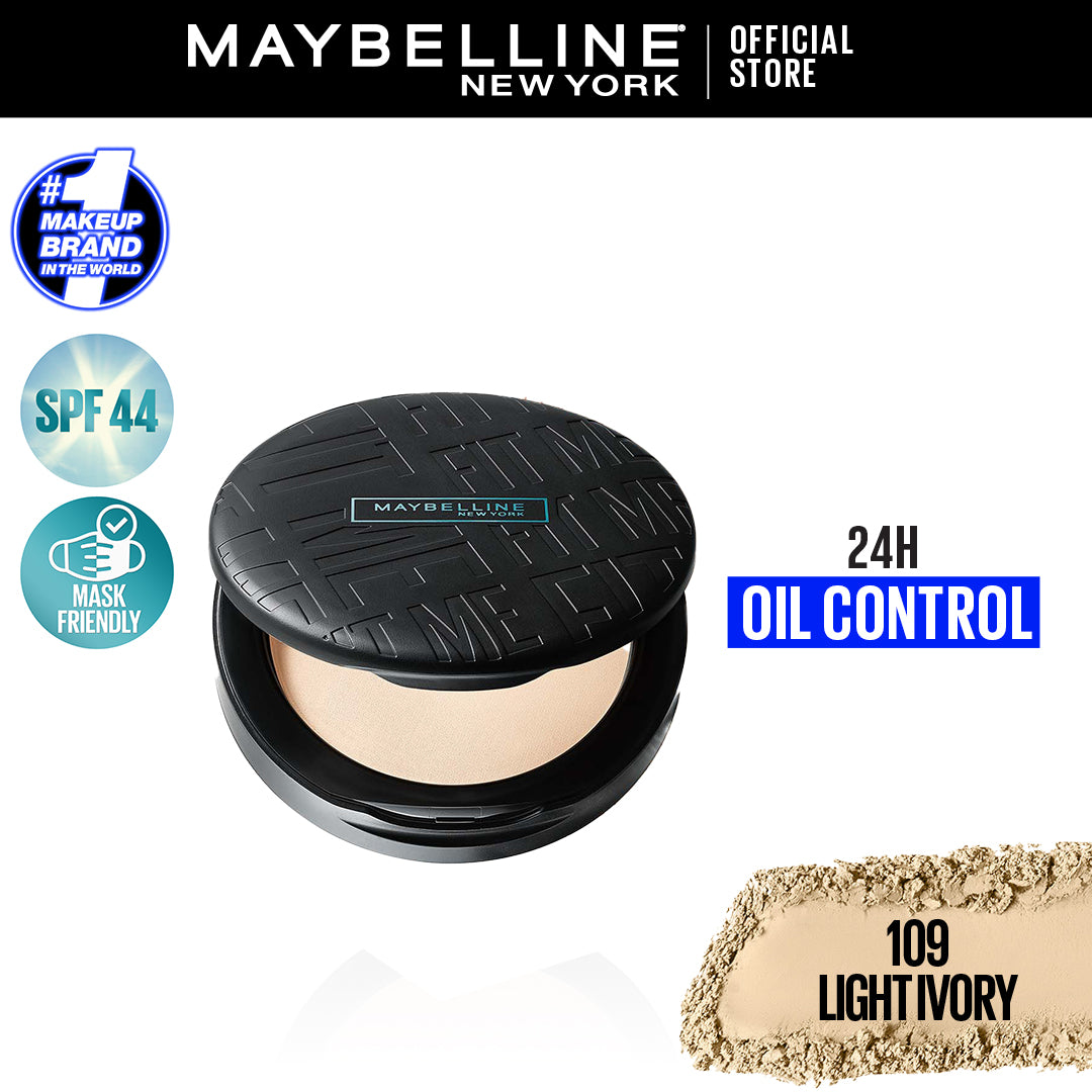Maybelline New York Fit Me Matte & Poreless Compact Powder - 109 Light Ivory