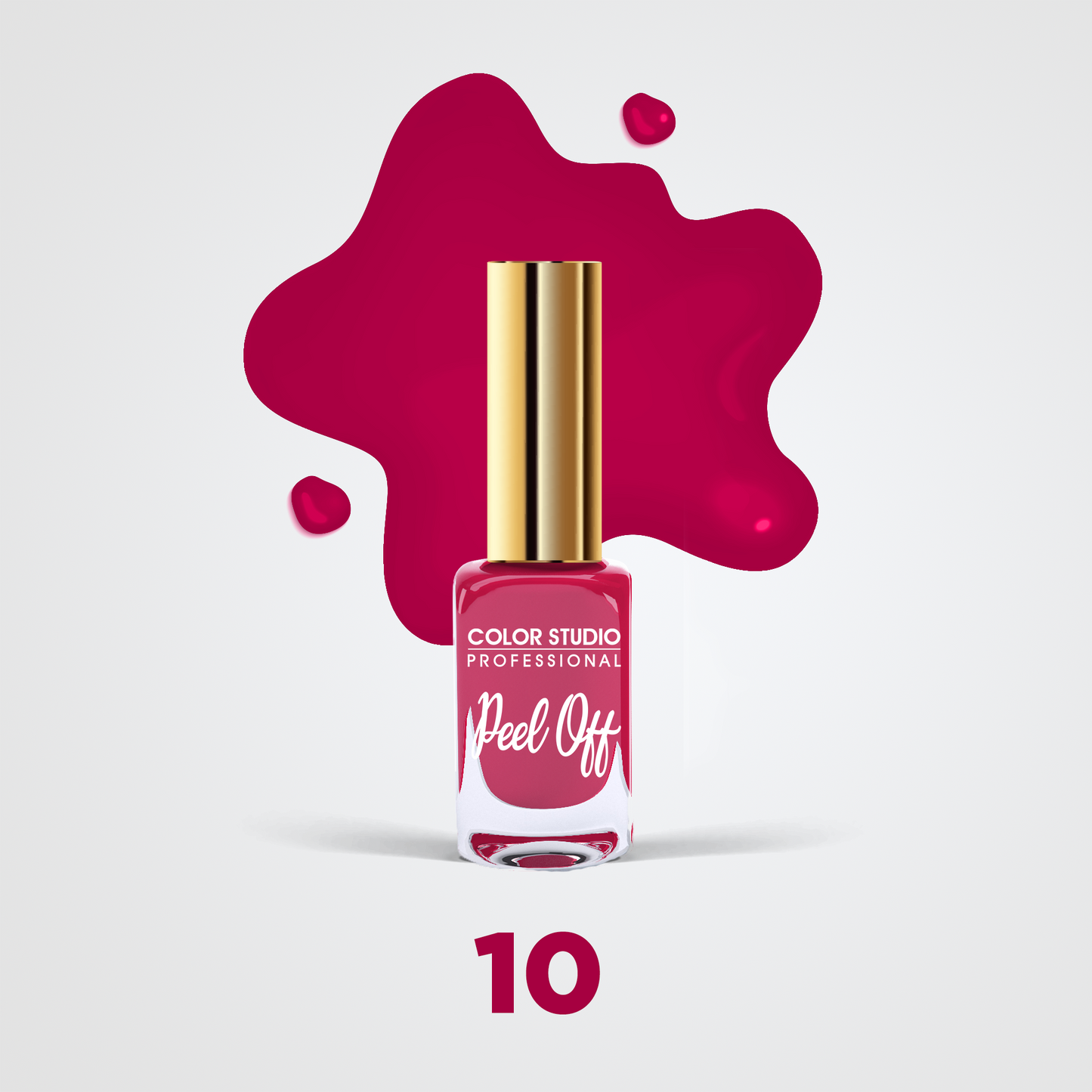 Color Studio - 10 Picaddily - Peel Off Nail Colors - Water Based Nail Polish