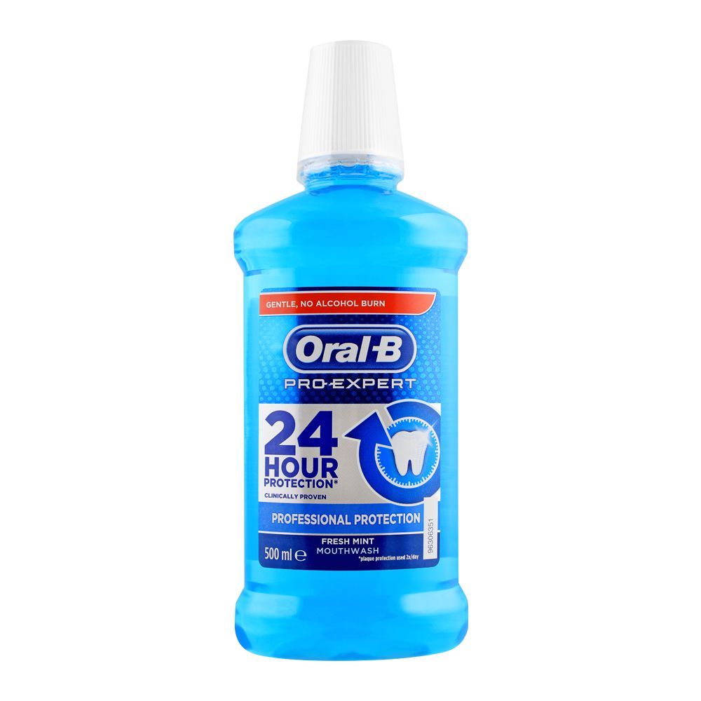 Oral B Mouth Wash Pro Expert Protection Fresh Mint 500Ml