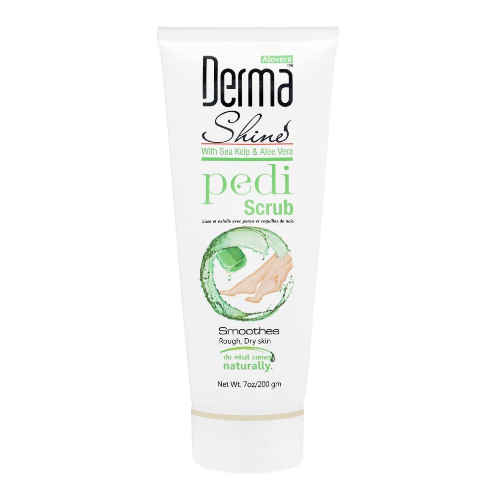 Derma Shine Whith Sea Kelp & Aloe Vera Pedi Scrub 200Gm