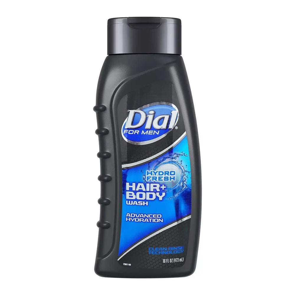 Dial For Men Hair+ Body Wash Hydro Fresh 473Ml/16Oz