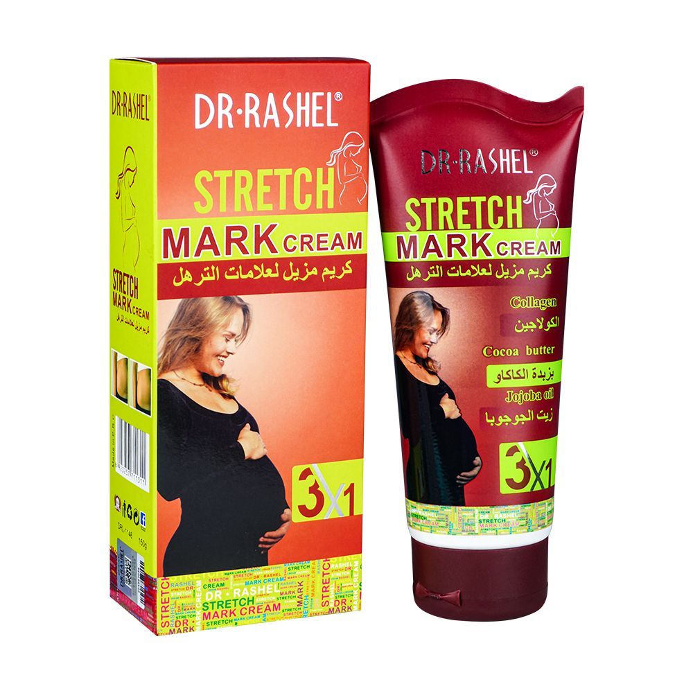 Dr.Rashel 3 in 1 Stretch Mark Remover Cream with Collagen Cocoa Butter & Jojoba Oil - 150gms