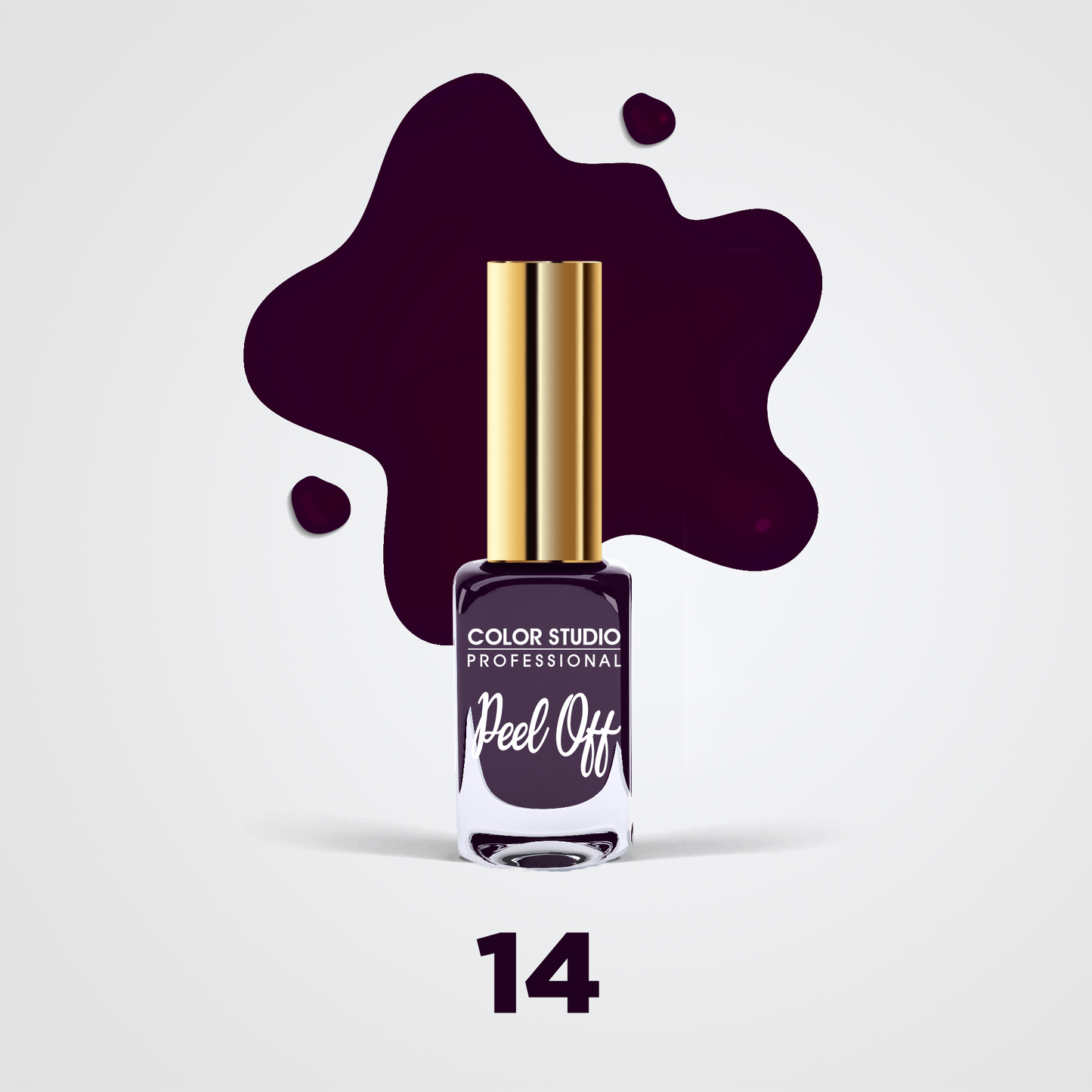 Color Studio - 14 Warrior - Peel Off Nail Colors - Water Based Nail Polish