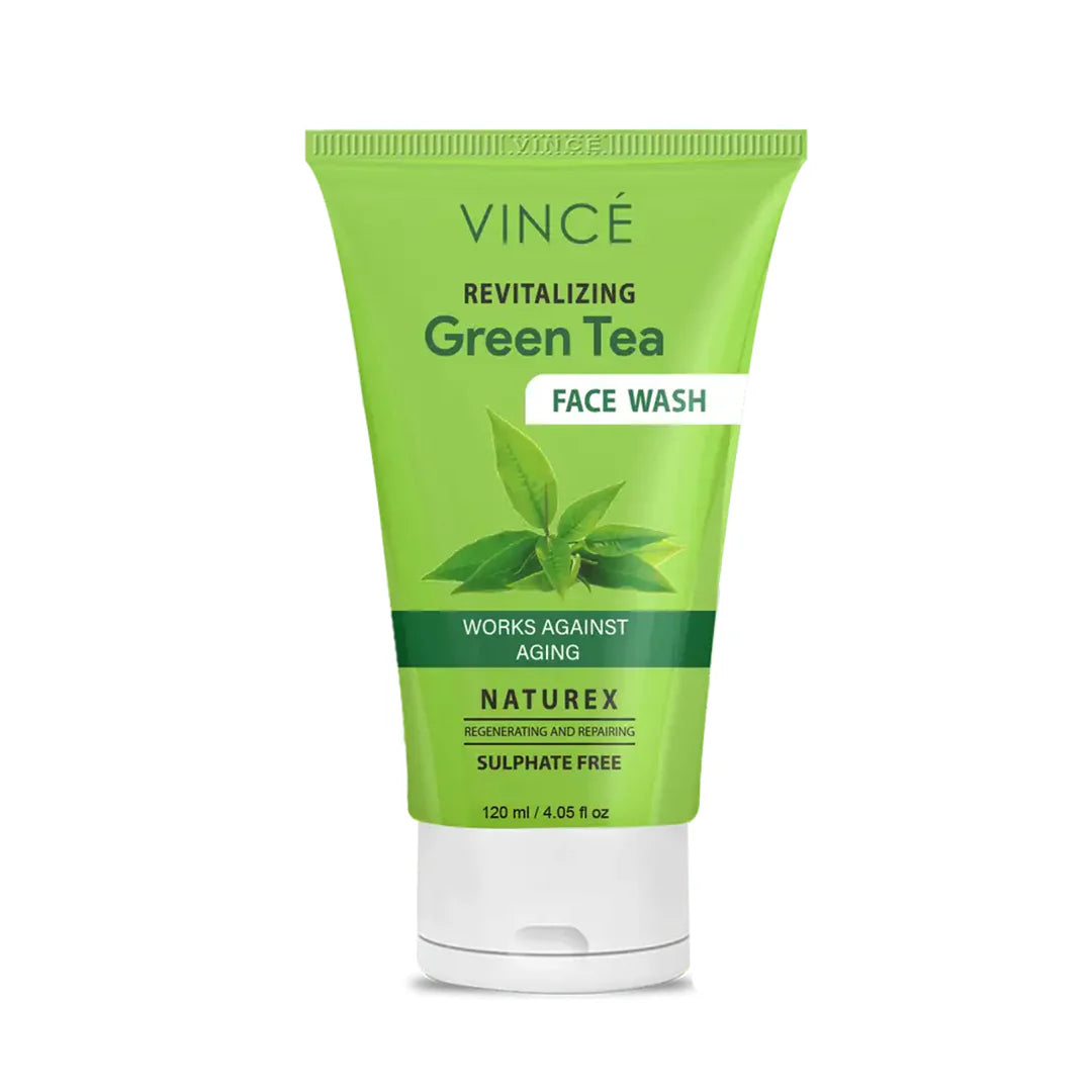 Vince - Revitalizing Green Tea Face Wash - 120Ml