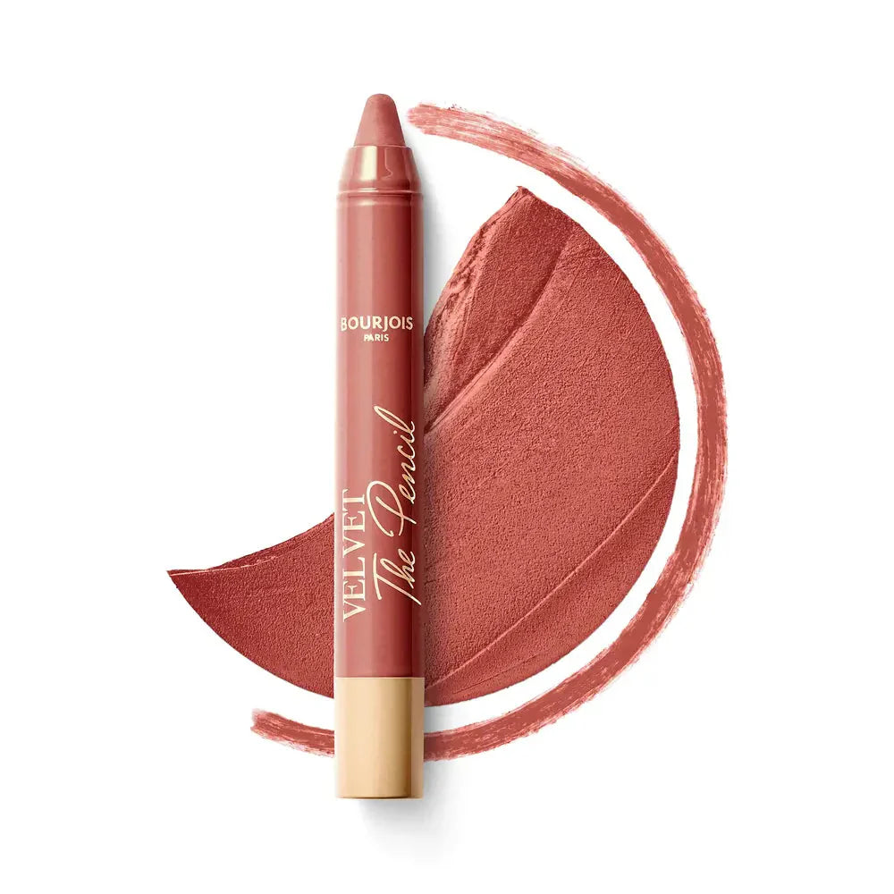 Bourjois Lipstick And Lip Liner 2 In 1 Velvet The Pencil - 01 Nudiful