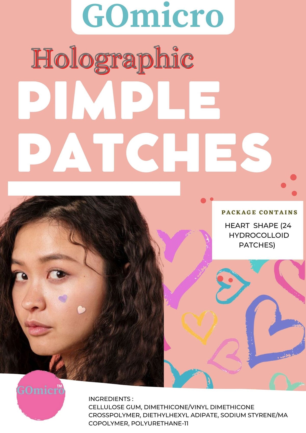 GOmicro - Holographic Pimple Patches