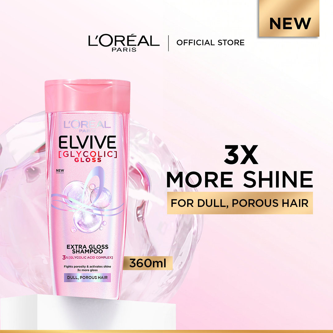Perfect Deal - L'Oreal Paris - Elvive Glycolic Gloss Shampoo - 360ml