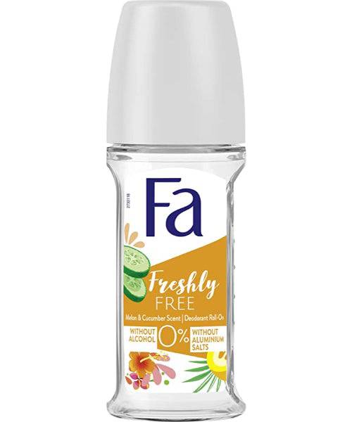 Fa Deodorant Roll On Freshly Free Cucumber & Melon 50Ml - Highfy.pk