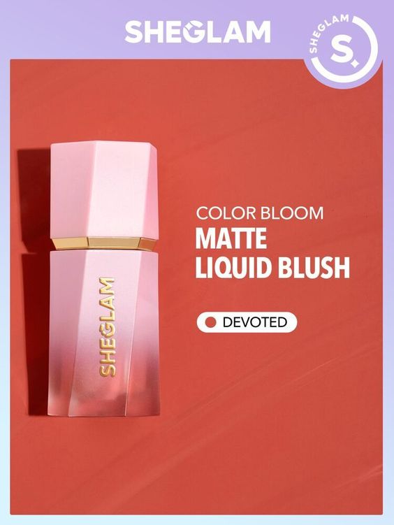 Shein Sheglam Color Bloom Dayglow Liquid Blush - Devoted