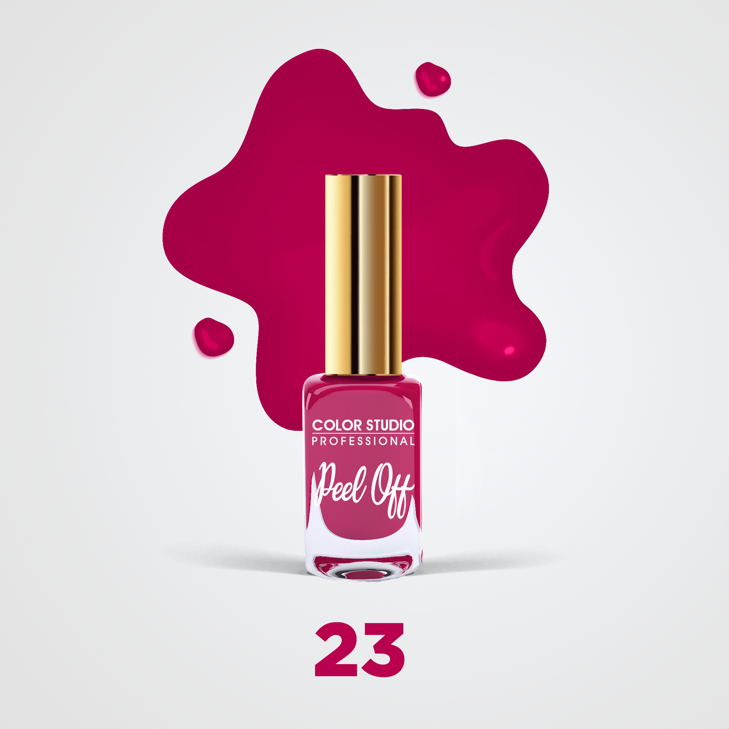 Color Studio - 23 Candy - Peel Off Nail Colors - Water Based Nail Polish