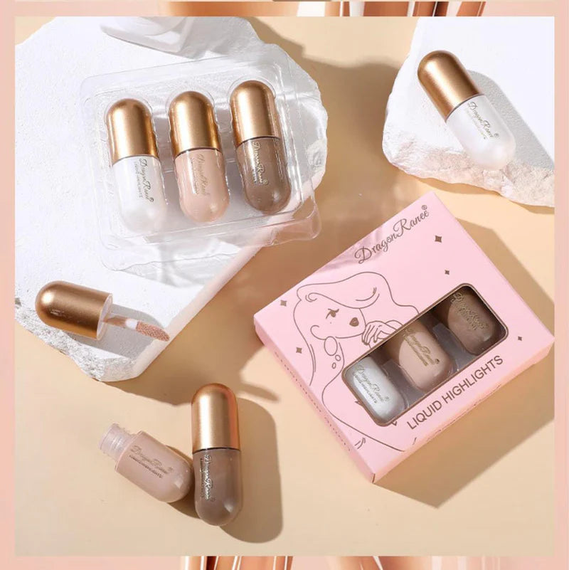 Dragon Ranee - Liquid Highlighter 3Pcs Set