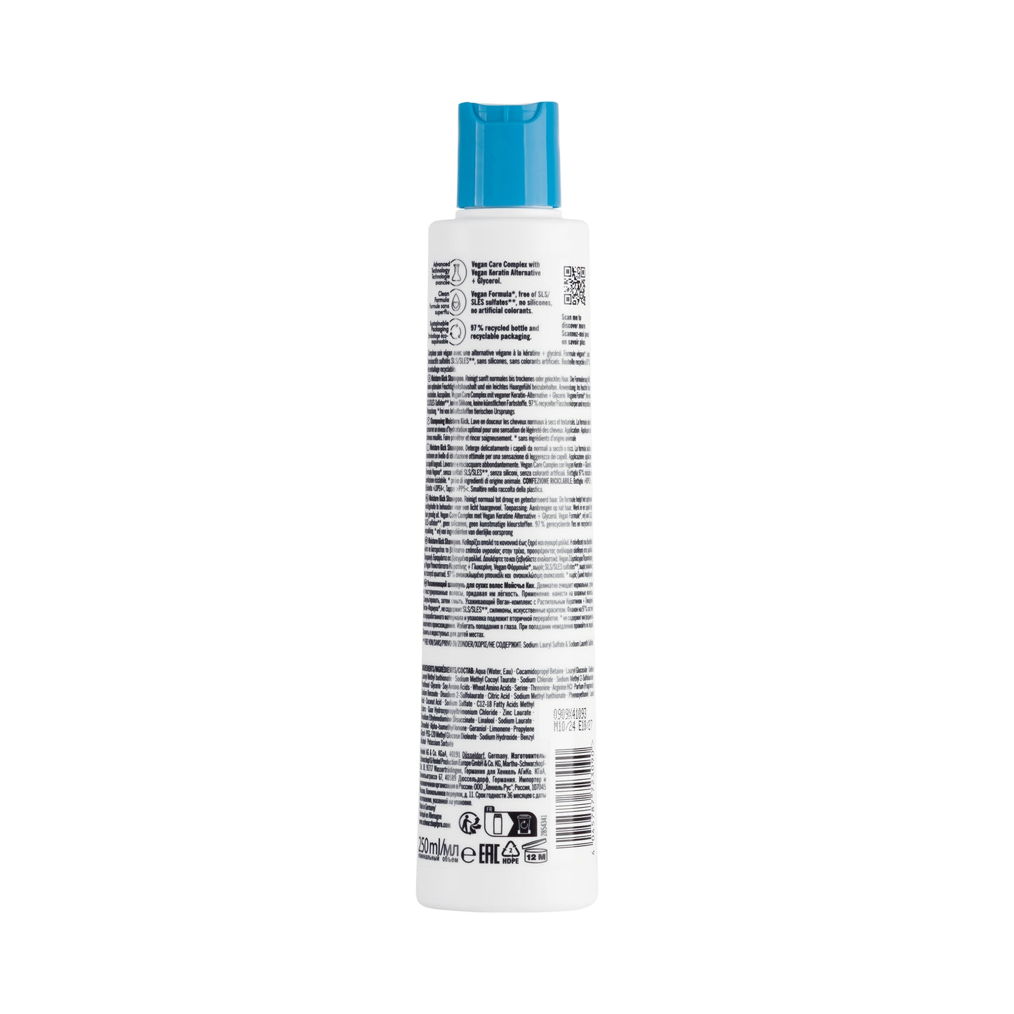 Schwarzkopf Bonacure Moisture Kick Shampoo 250ml