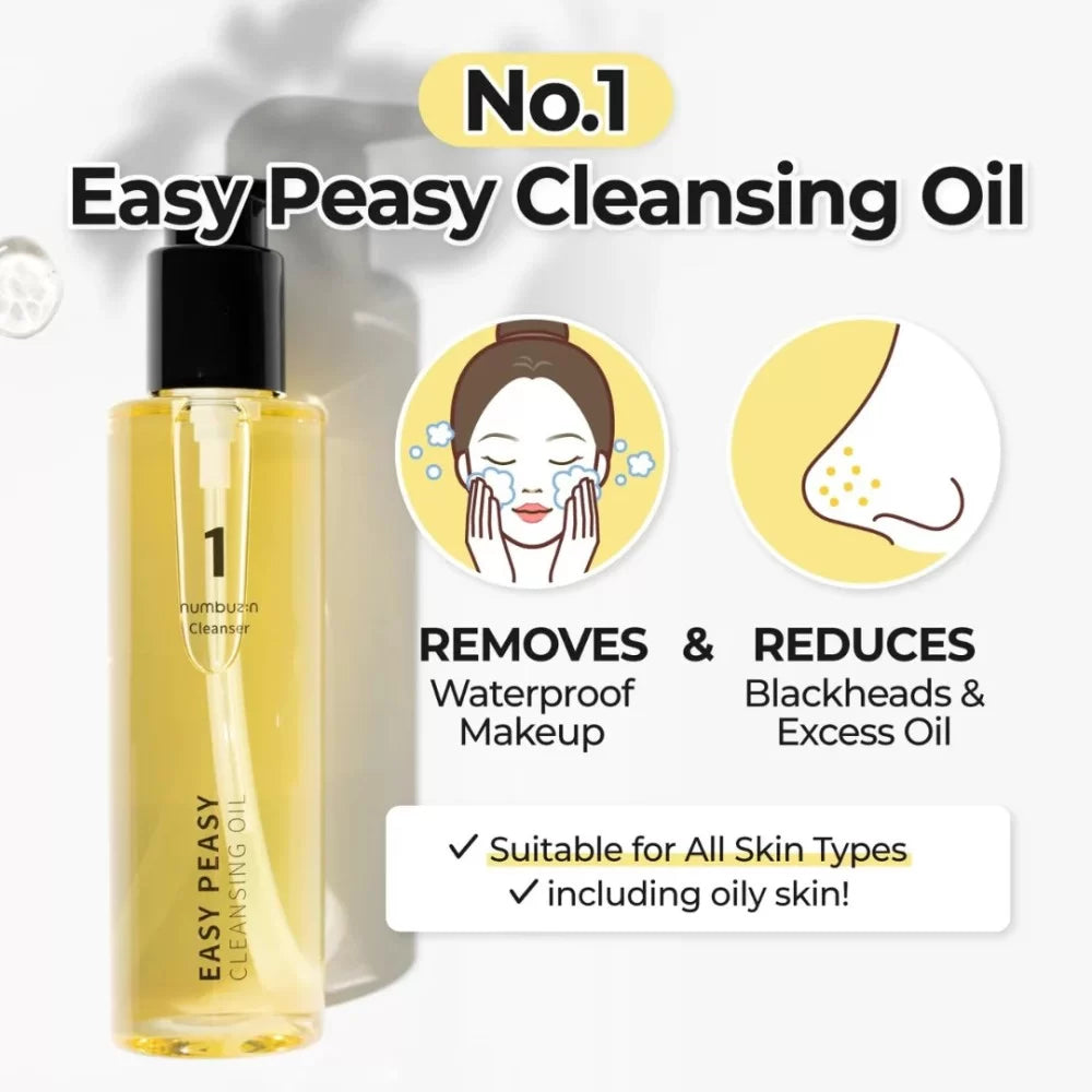 Numbuzin - No.1 Easy Peasy Cleansing Oil - 200Ml