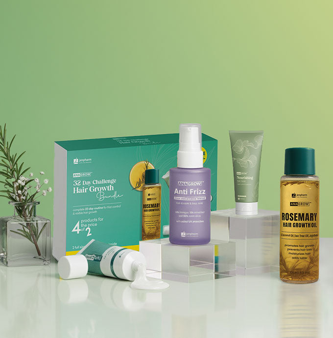 Jenpharm - 32 Day Hair Growth Challenge Bundle