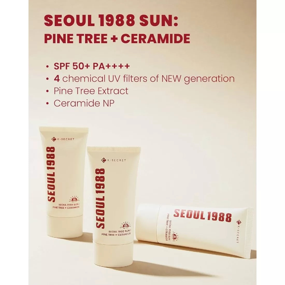 K-Secret - Seoul 1988 Sun : Pine Tree + Ceramide 50ml