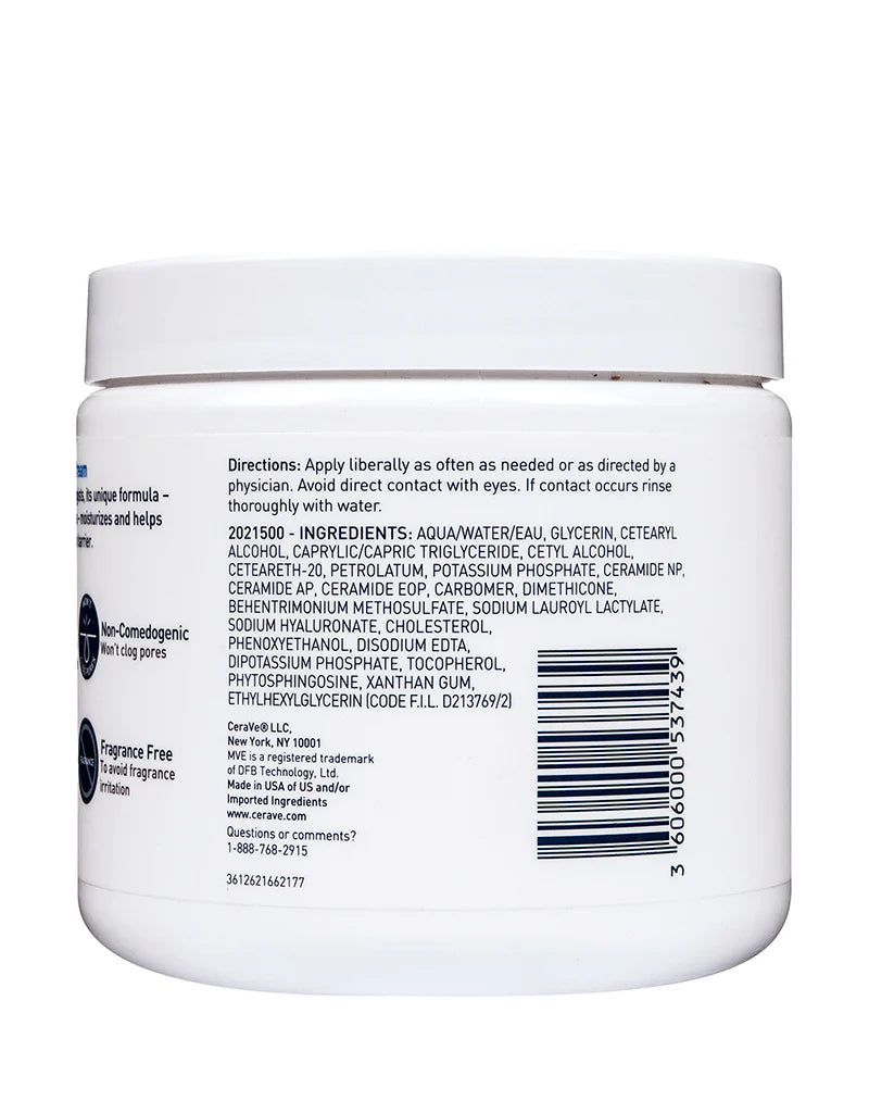 Cerave Moisturizing Cream For Dry To Very Dry Skin 16Oz/454G