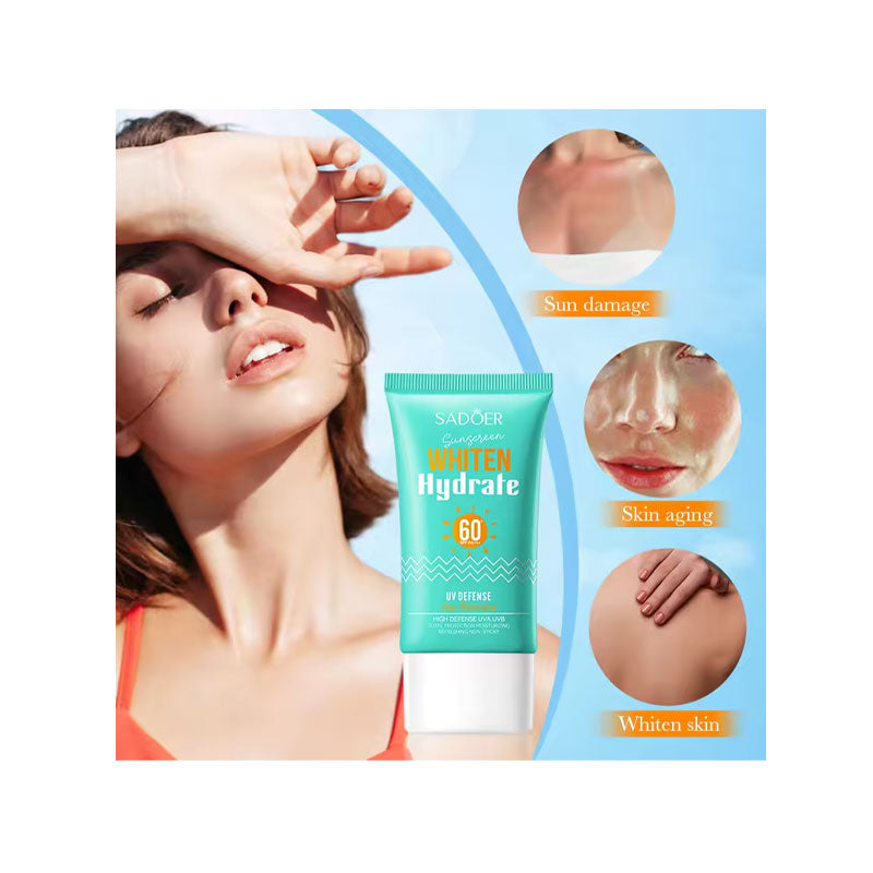 Sadoer Sunscreen Whiten Hydrate 60 Spf Pa+ 50G