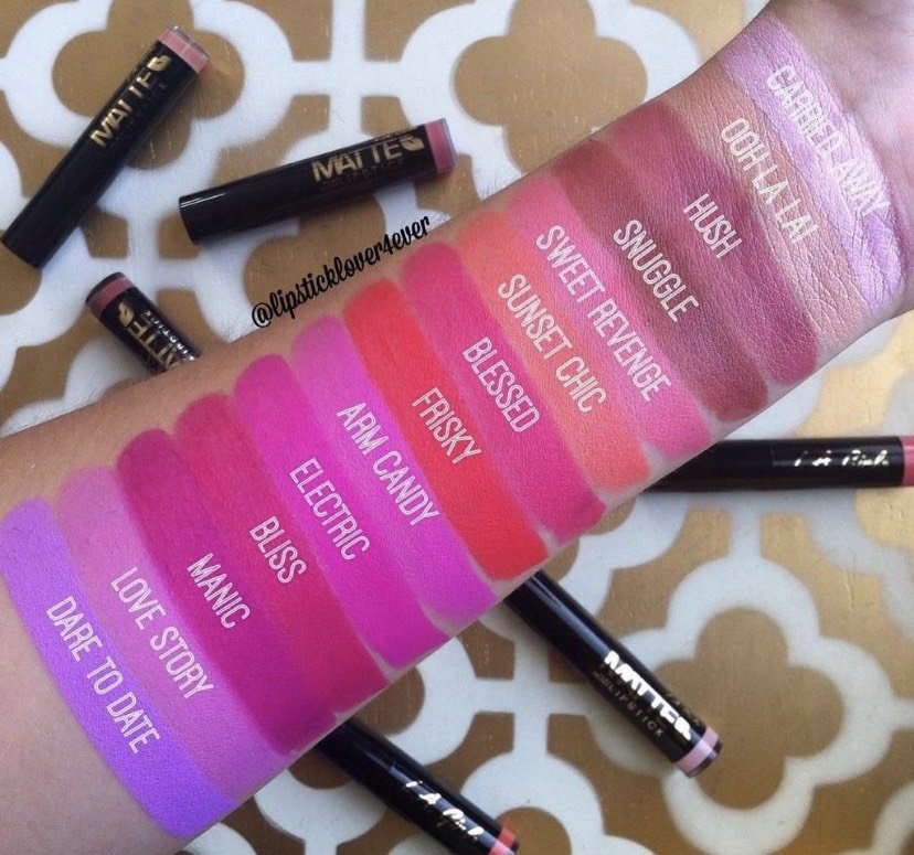 L.A. Girl - Matte Flat Velvet Lipstick - Electric