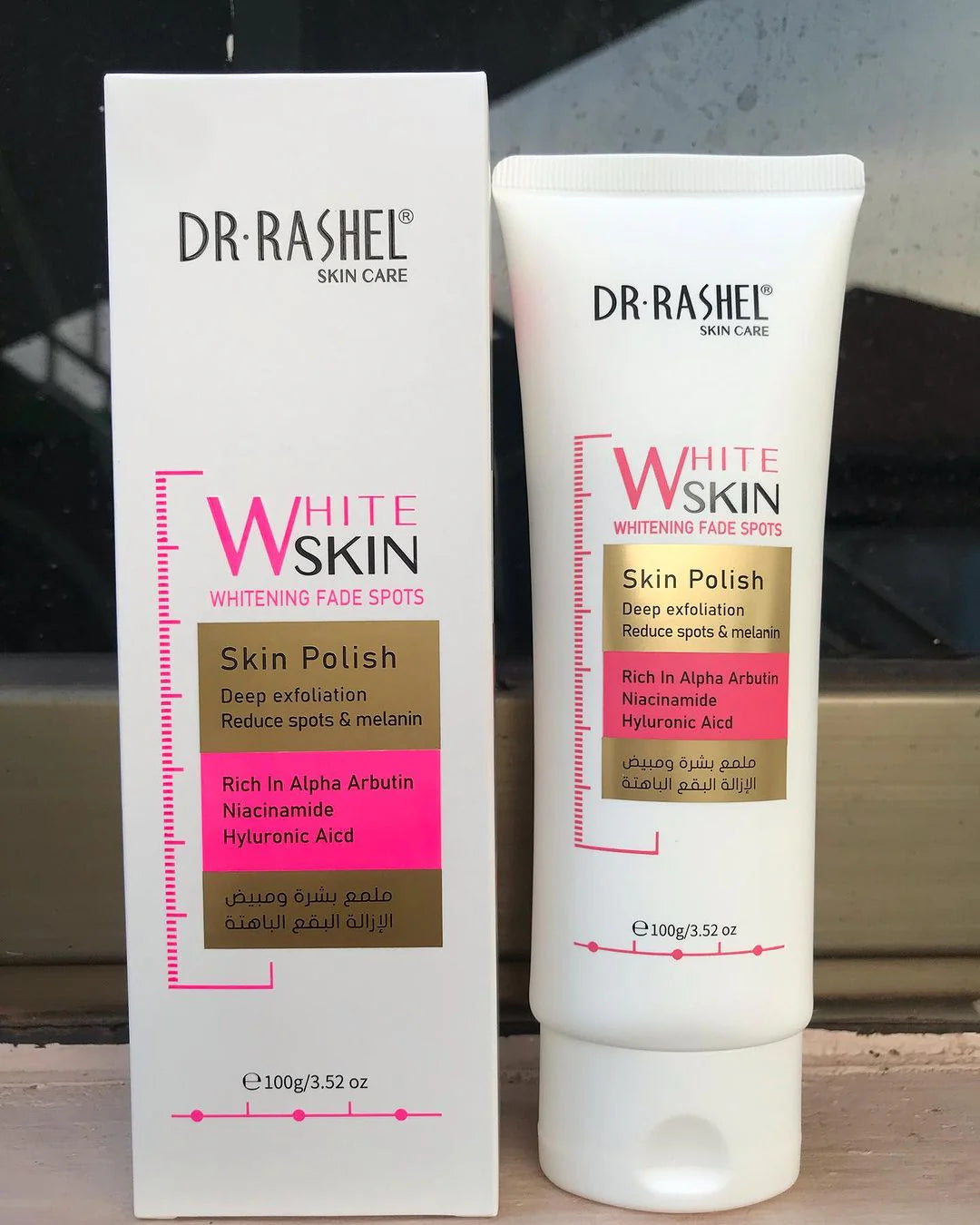 Dr Rashel White Skin Alpha +Nia +Hyla Skin Polish 100G