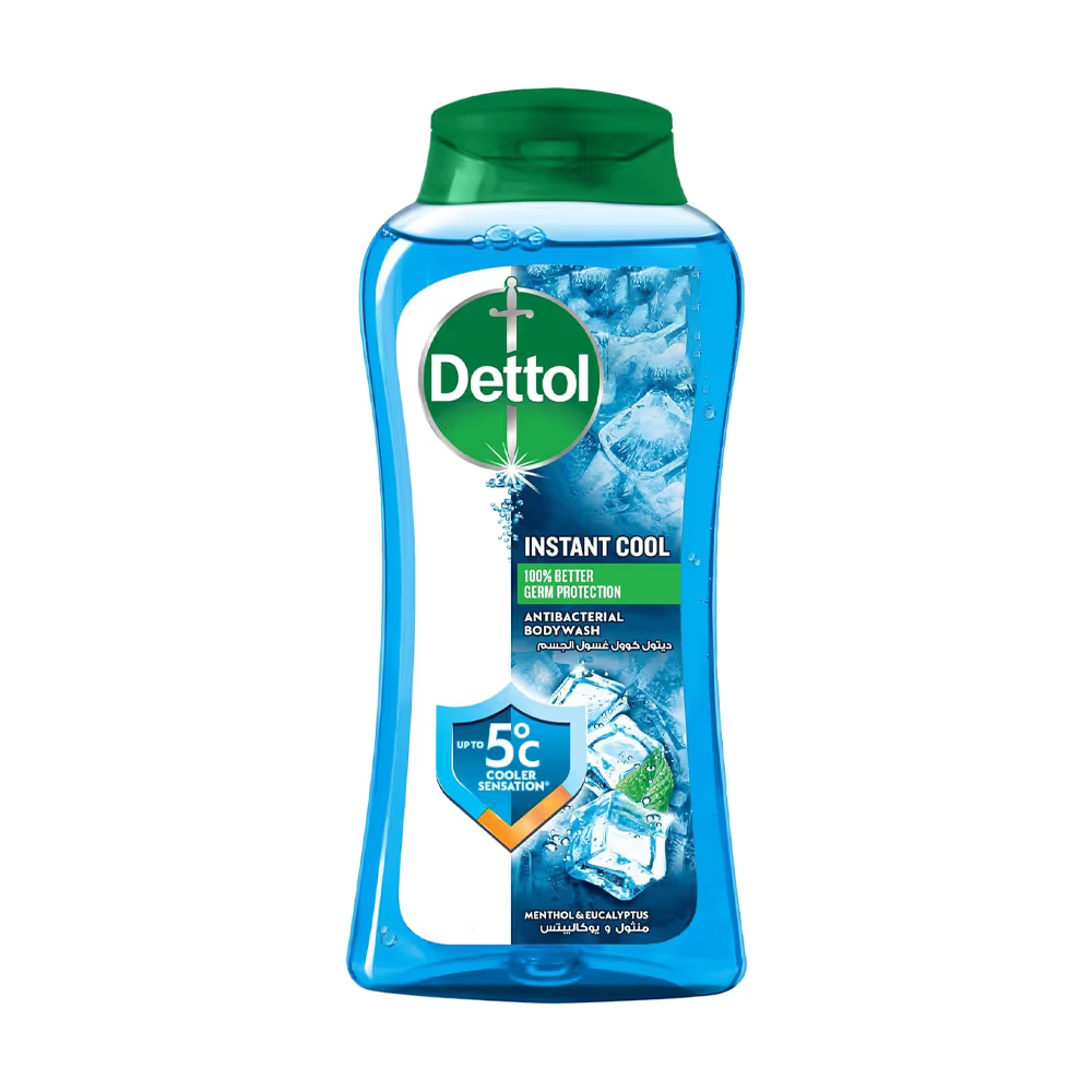 Dettol - Instant Cool Mint & Sea Minerals Antibacterial Body Wash - 500g