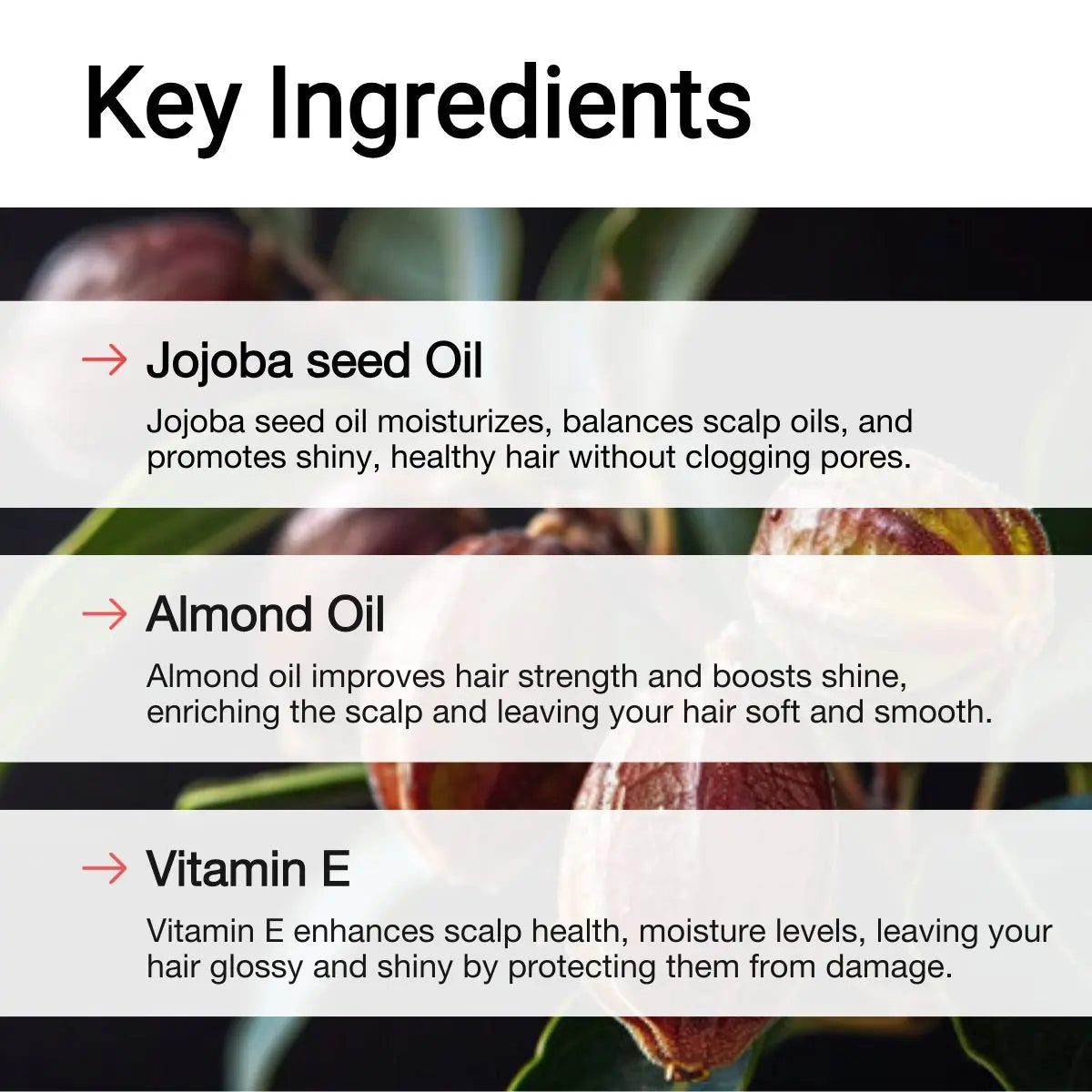 Key Ingredients of AccuFix Cosmetics Hair Serum
