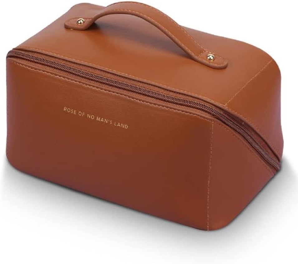 Facial Beauty - Leather Laziness Makeup Bag