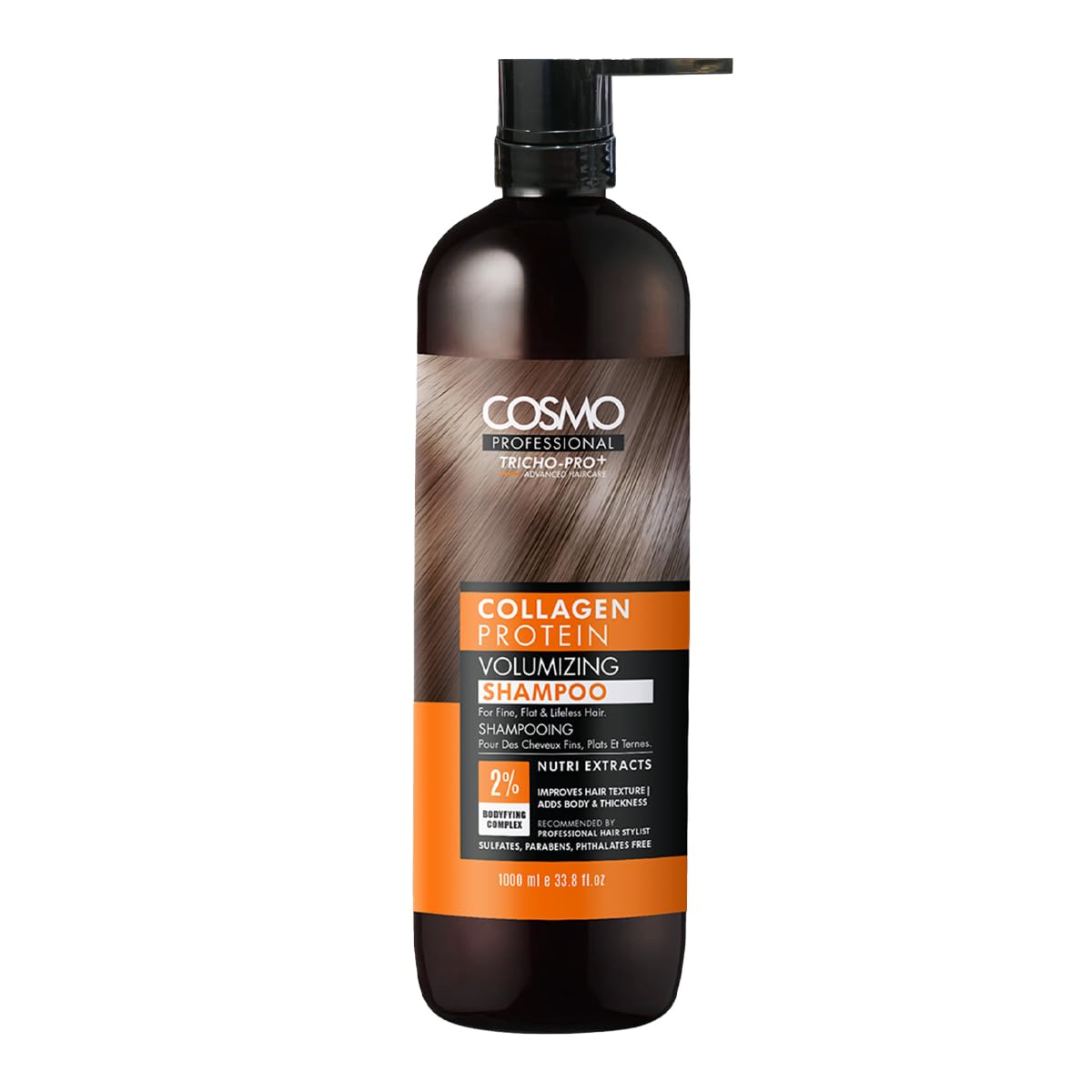 Cosmo Professional Collagen Proten Volumizing Shampoo 1000Ml