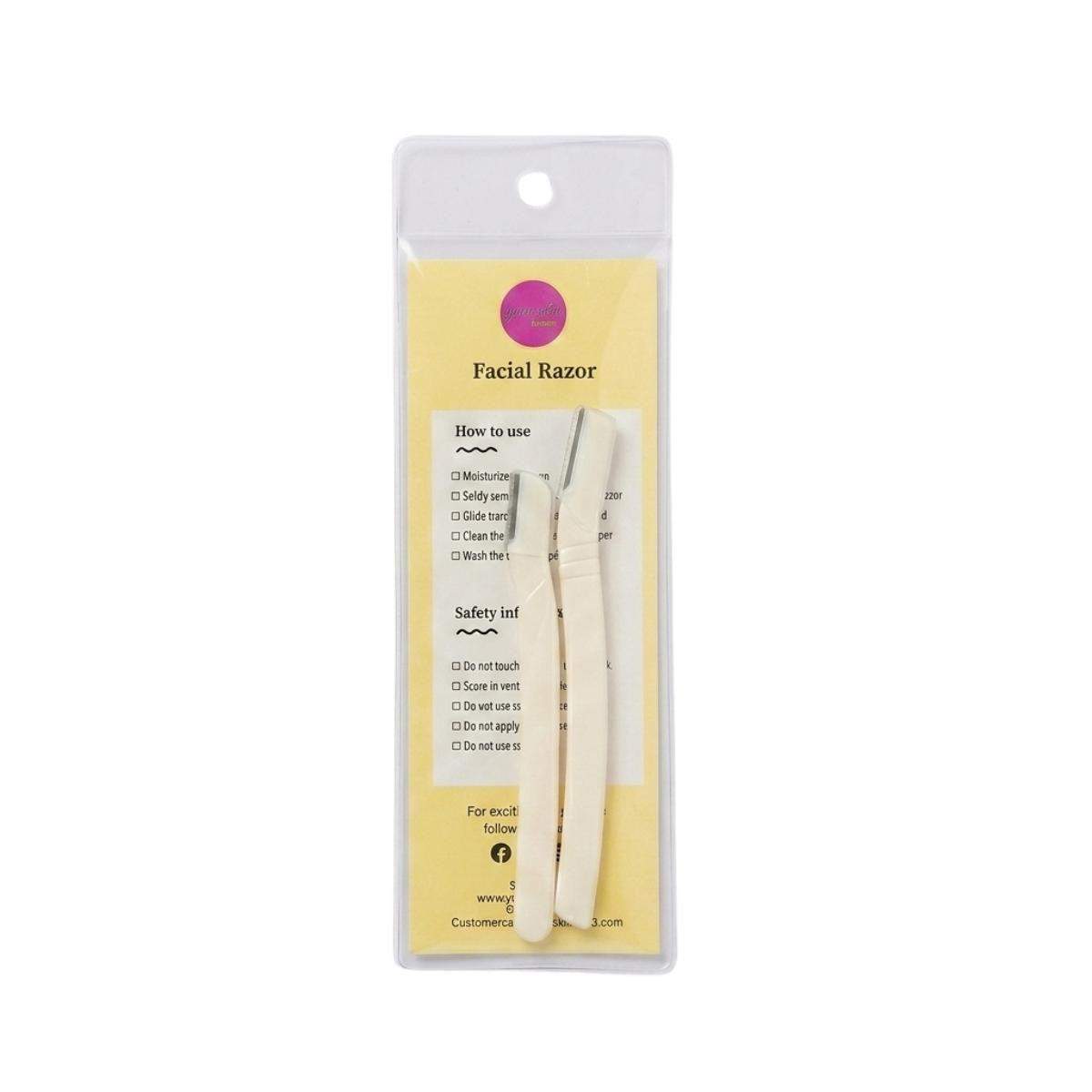 Gomicro - Eyebrow Expert Facial Razor set- 2Pcs