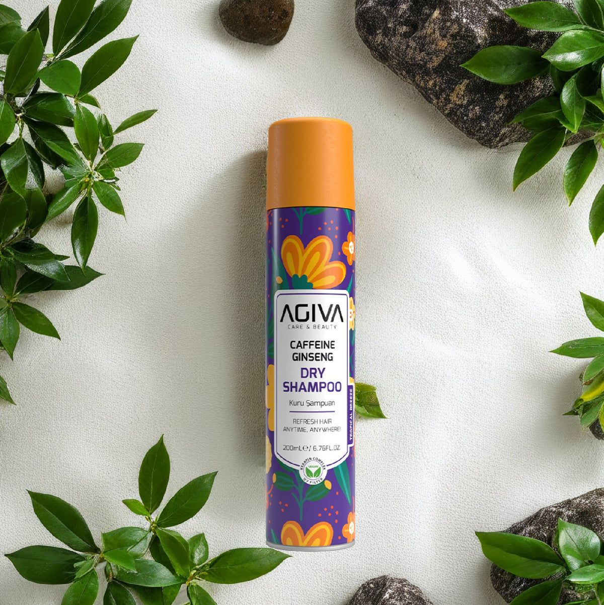 Agiva - Caffeine Ginseng Pro Care Dry Shampoo - 200 ml