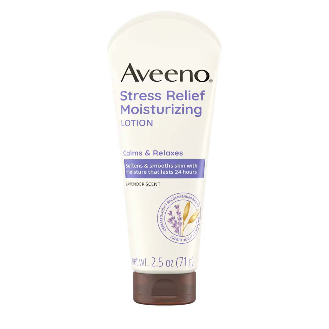 Aveeno Stress Relief Moisturizing Lotion Lavender Scent 71g