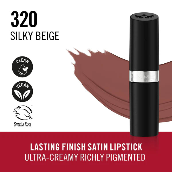 Rimmel - Lasting Finish Bullets Satin Lipstick - 320 Silky Beige