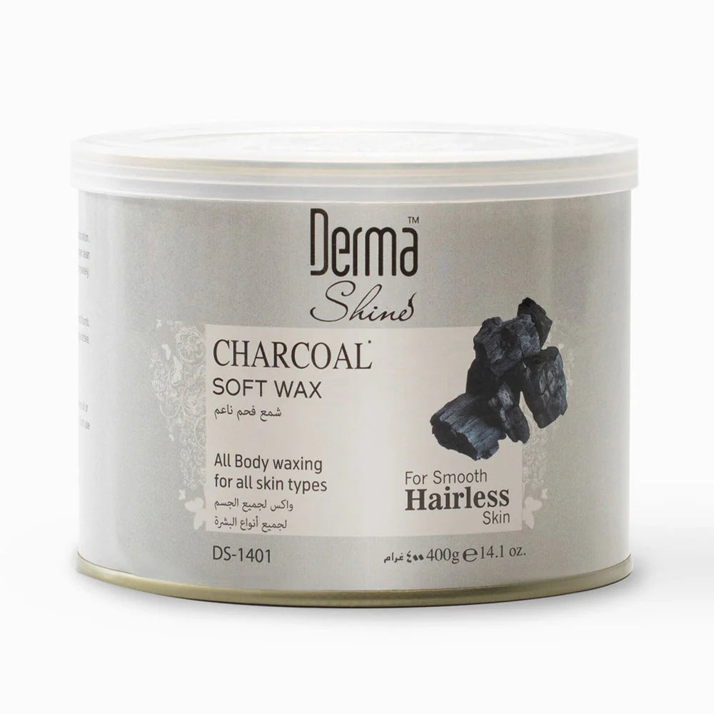 Derma Shine Charcoal Soft Wax 400G