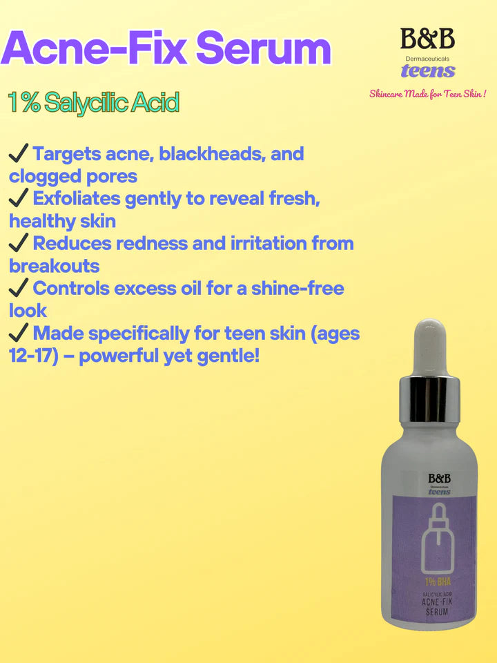 B&B Derma - Acne-Fix Serum (1% Bha, Salicylic Acid)