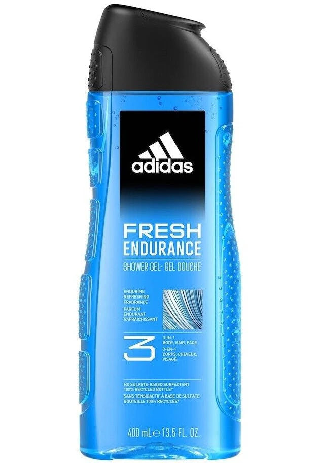Adidas Shower Gel 3In1 Fresh Endurance 13.5Oz/400Ml