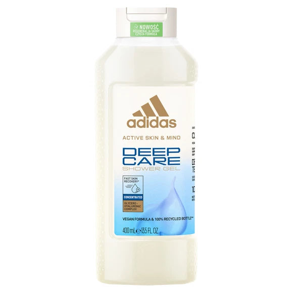 Adidas Shower Gel Deep Care 13.5Oz/400Ml