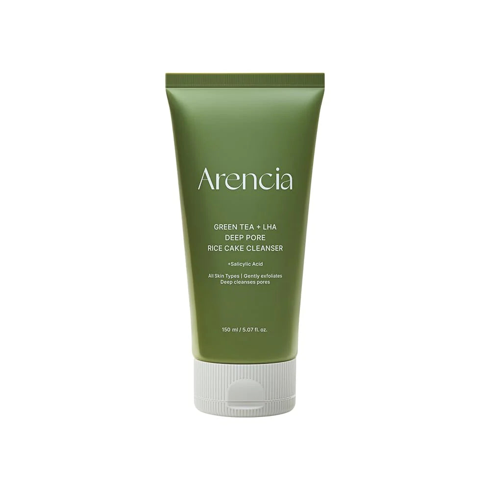 Arencia - Green Tea LHA Deep Pore Rice Cake Cleanser - 150G