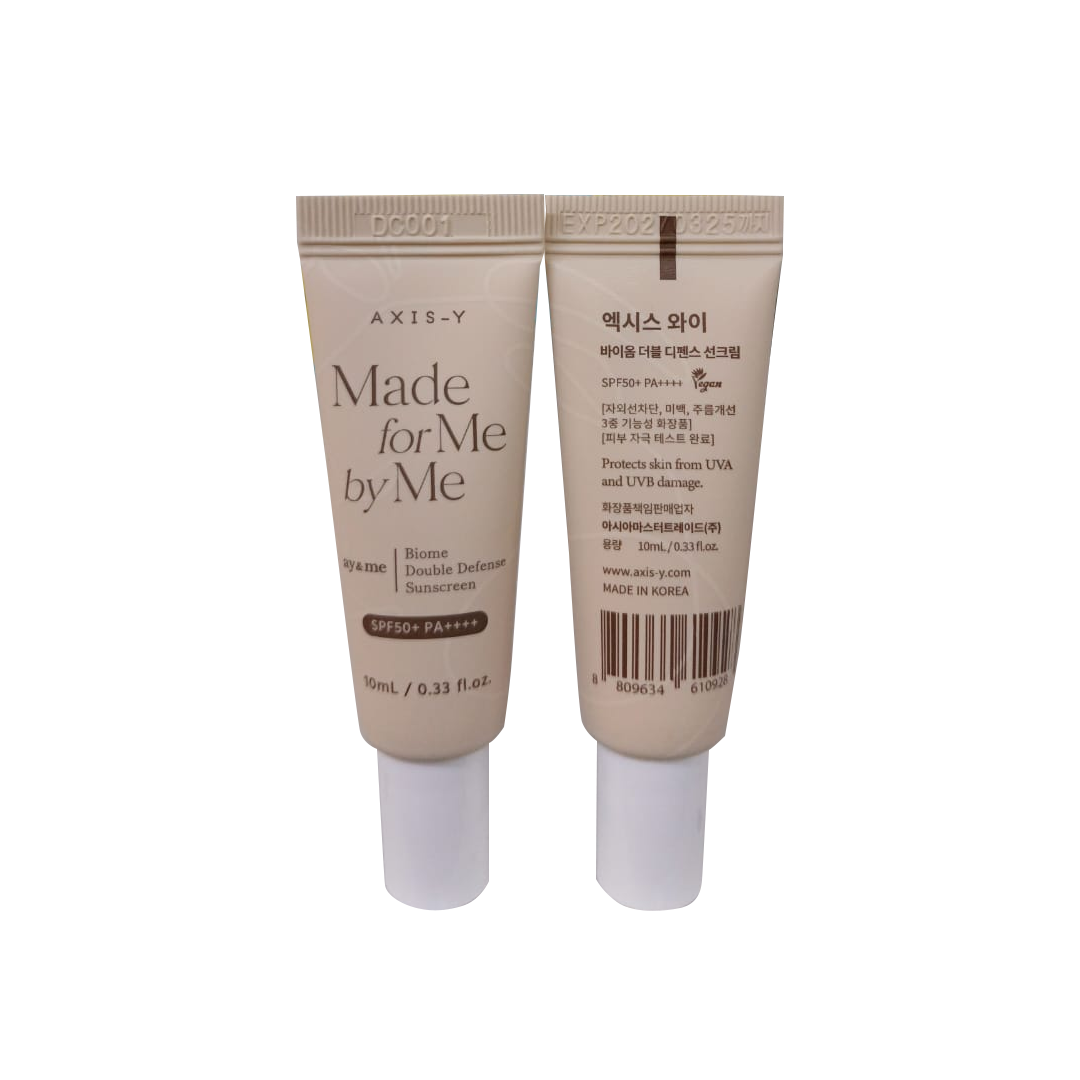Axis-Y Made For Me By Me Biome Double Defense Sunscreen 10Ml